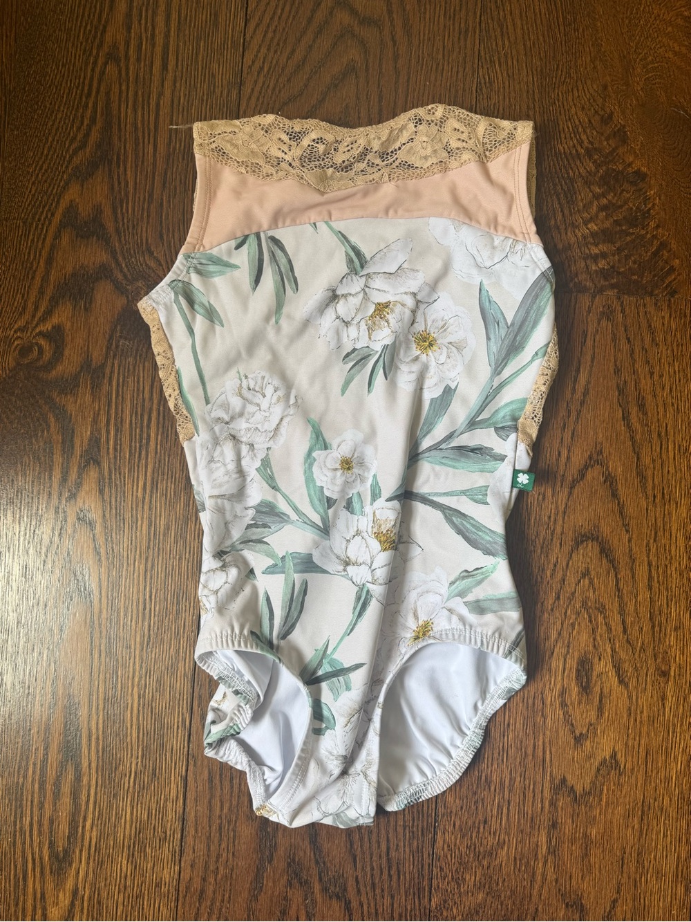 Lucky Leo floral leotard